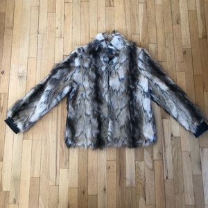 Jack by BB Dakota Faux Fur Jacket size XS